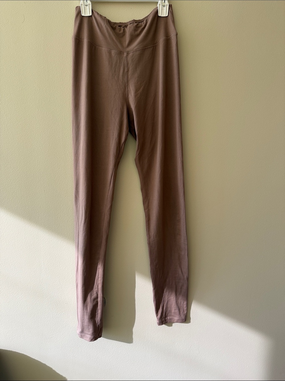 Always Mauve-Brown High-Waist Stretch Leggings